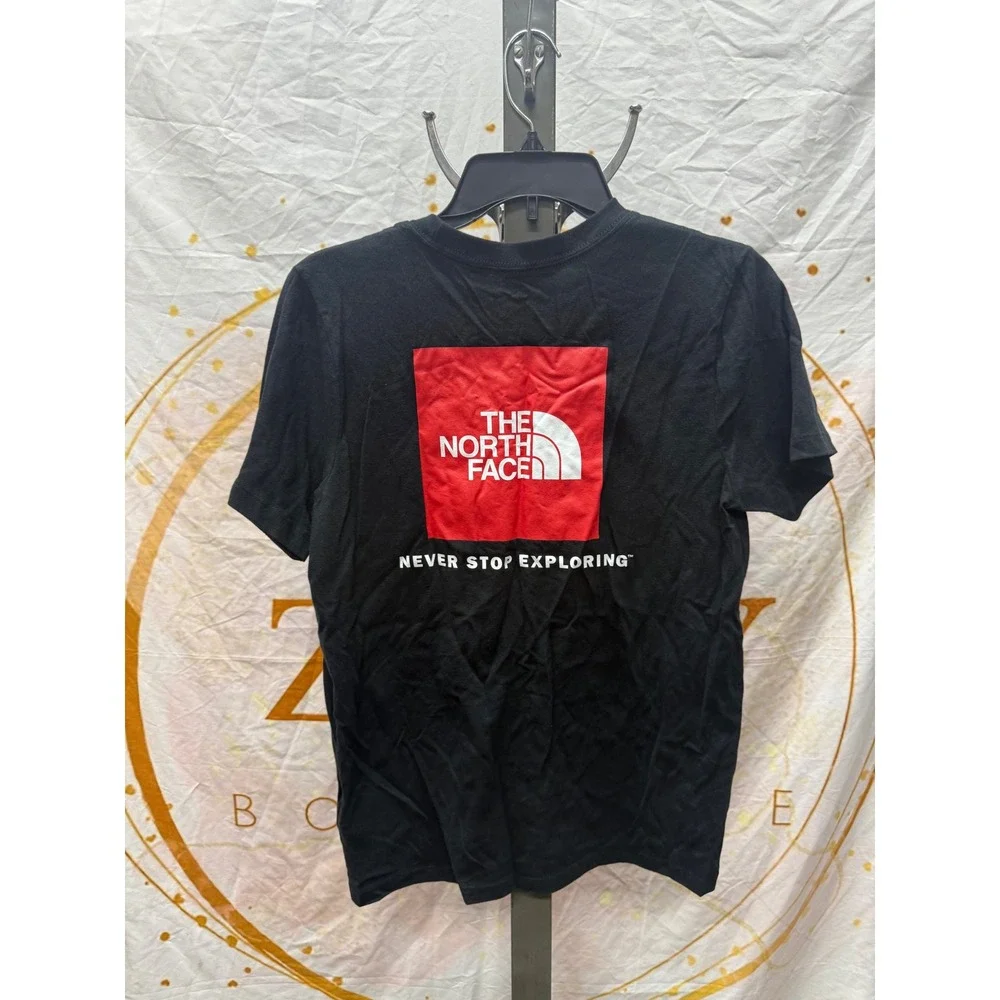 The North Face Women's S/S Box NSE Tee Black‎ Knit Tops SMALL - Picture 4 of 8